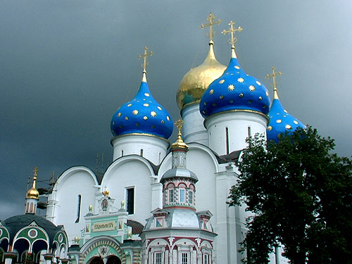 Trinity Lavra of St. Sergius in Sergiyev Posad Moscow region Russia UNESCO World Heritage Site